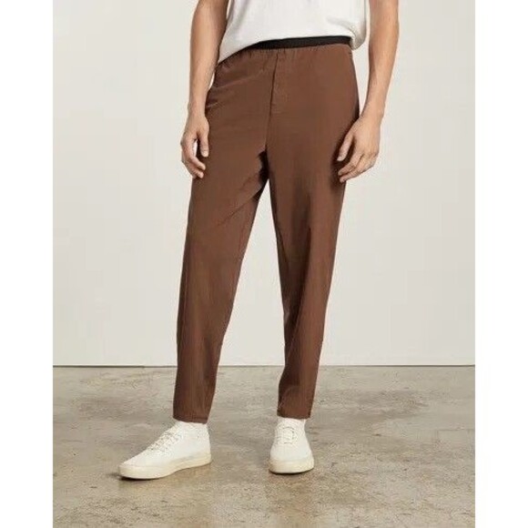 EVERLANE The Everyone Sweatpant E2 (Men’s XS) Brown Pull On Nylon Hiking NEW B52 - Picture 1 of 7